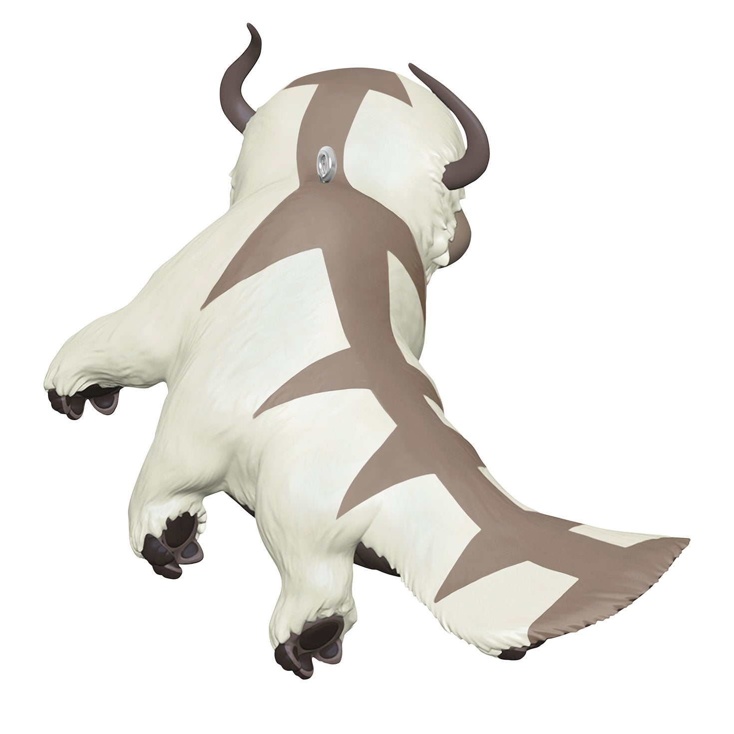 Avatar: The Last Airbender Aang's Loyal Appa — 2026 Hallmark Keepsake Christmas Ornament, detailed view of Appa's back with unique markings.