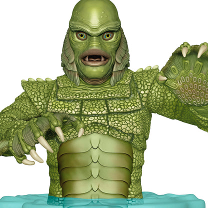 Universal Monsters Creature from the Black Lagoon — 2026 Hallmark Keepsake Christmas Ornament, detailed green Gill-man figure emerging from water.