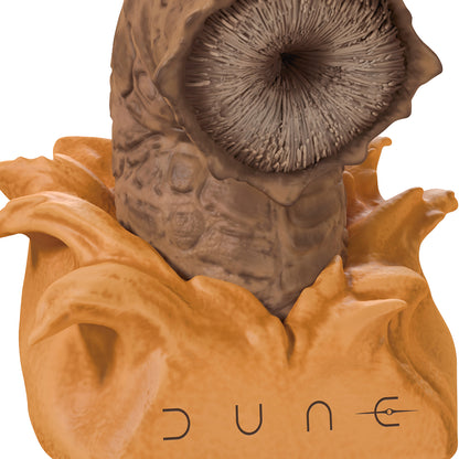 Dune Shai-Hulud — 2026 Hallmark Keepsake Christmas Ornament in detail, featuring a close-up view of the sandworm's textured body.