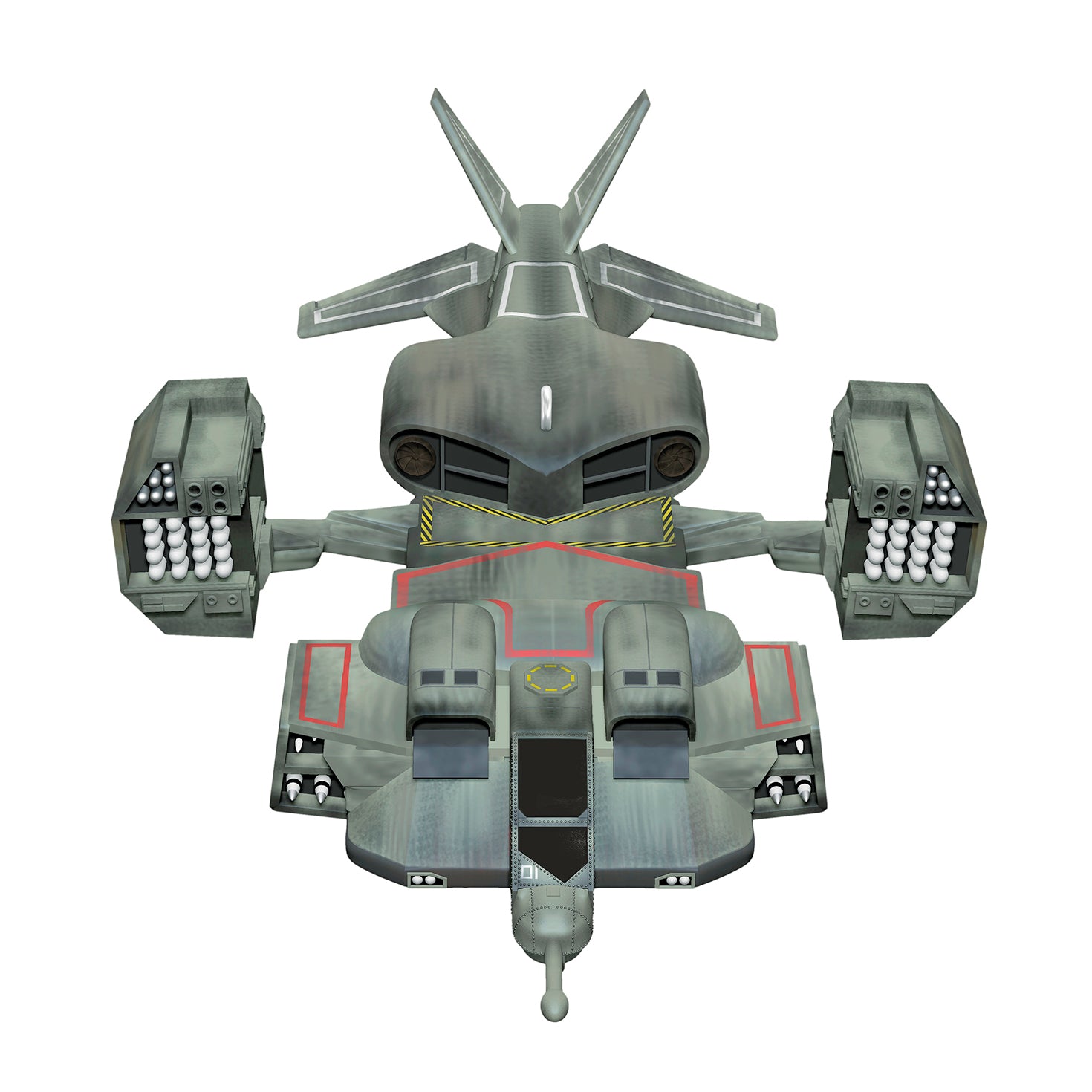 Aliens UD-4L "Cheyenne" Dropship — 2026 Hallmark Keepsake Christmas Ornament, detailed top view, showcasing weaponry and design.