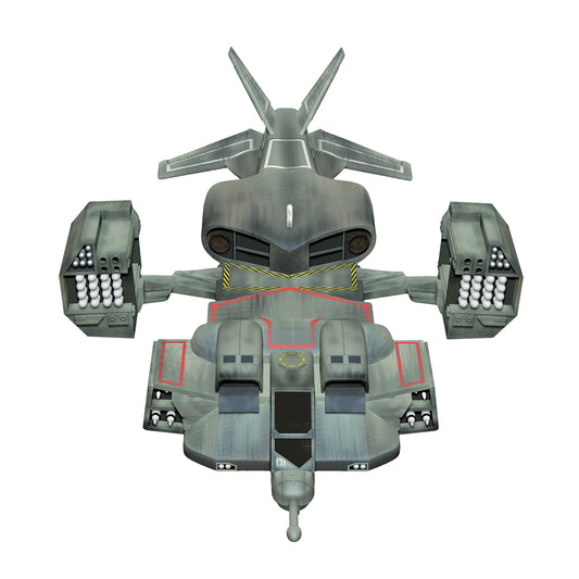 Aliens UD-4L "Cheyenne" Dropship — 2026 Hallmark Keepsake Christmas Ornament, detailed top view, showcasing weaponry and design.