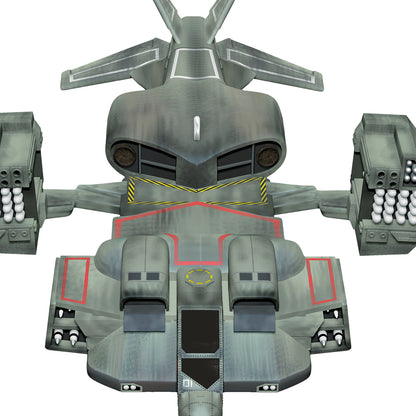 Aliens UD-4L "Cheyenne" Dropship — 2026 Hallmark Keepsake Christmas Ornament, top view highlighting detailed design and weaponry.