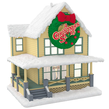 A Christmas Story The Parker House — 2026 Hallmark Keepsake Christmas Ornament with snow-capped roof and festive wreath detail.