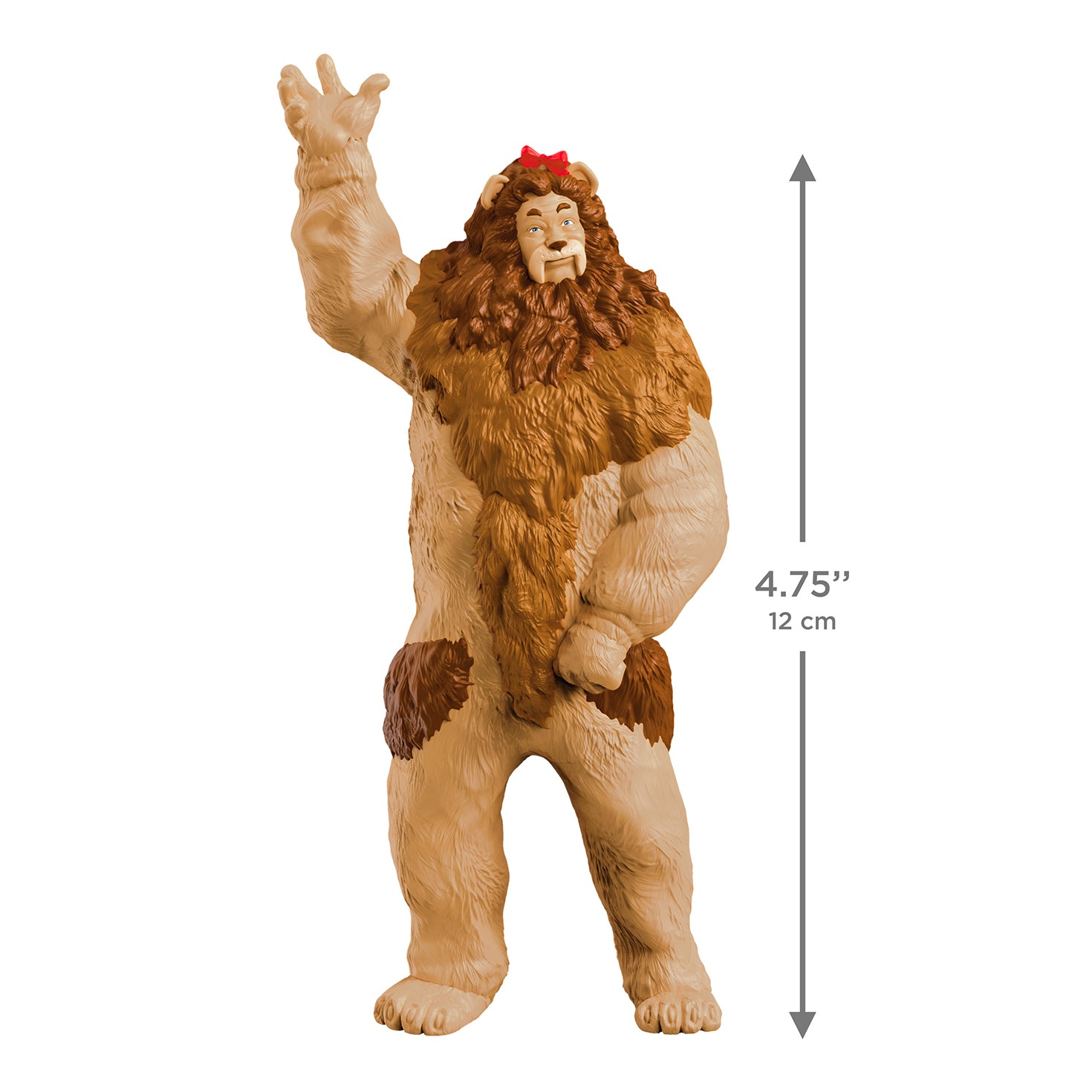 The Wizard of Oz™ Cowardly Lion — 2026 Hallmark Keepsake Christmas Ornament, 12 cm statue, detailed mane and expressive pose.