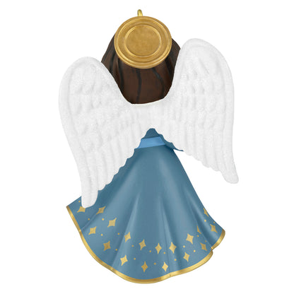 Heirloom Angels, 11th in the Series — 2026 Hallmark Keepsake Christmas Ornament, blue dress with gold accents, detailed angel wings