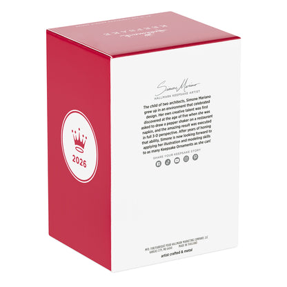Christmas Angels Guidance, 9th in the Series — 2026 Hallmark Keepsake Christmas Ornament box with artist details and year