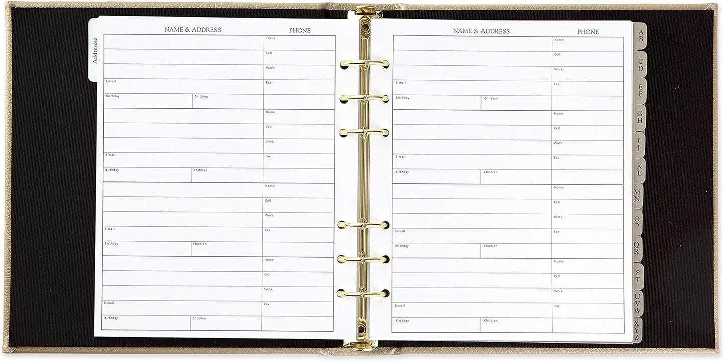 Hallmark Refillable Address Book (Cream)