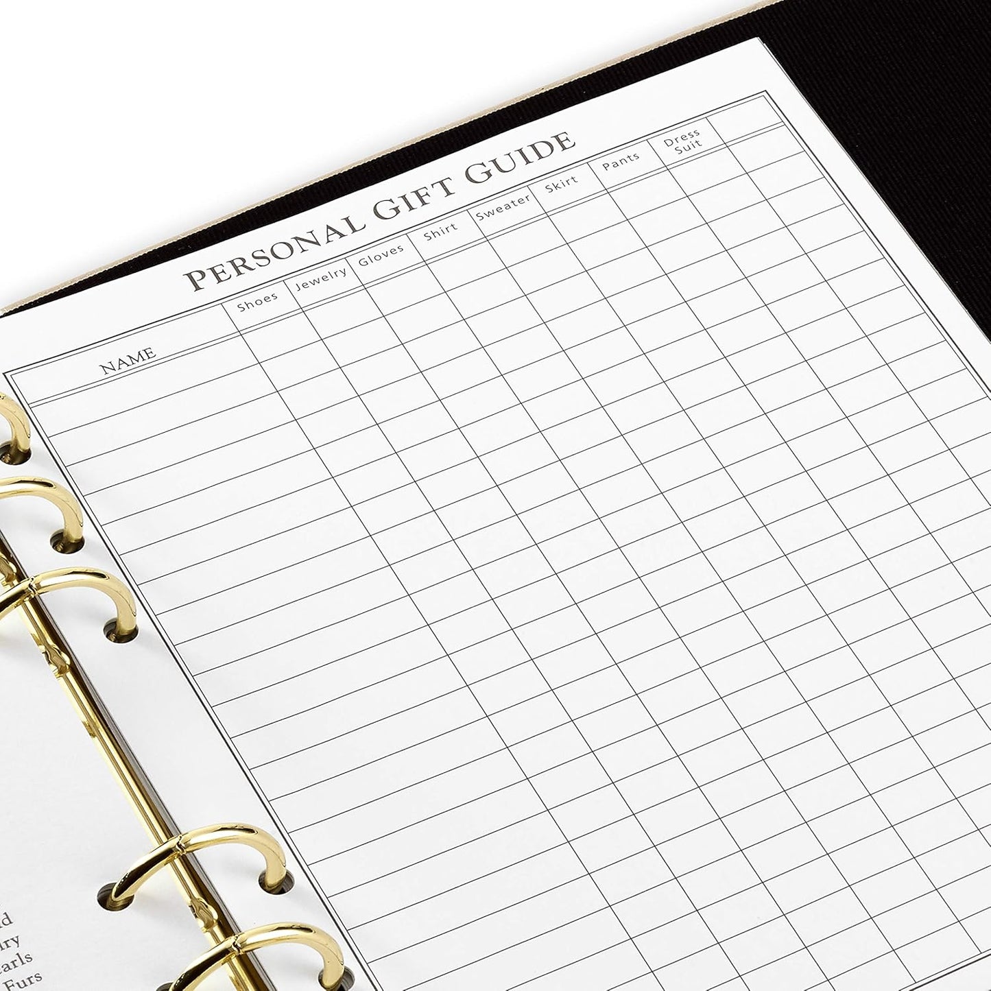 Hallmark Refillable Address Book (Cream)