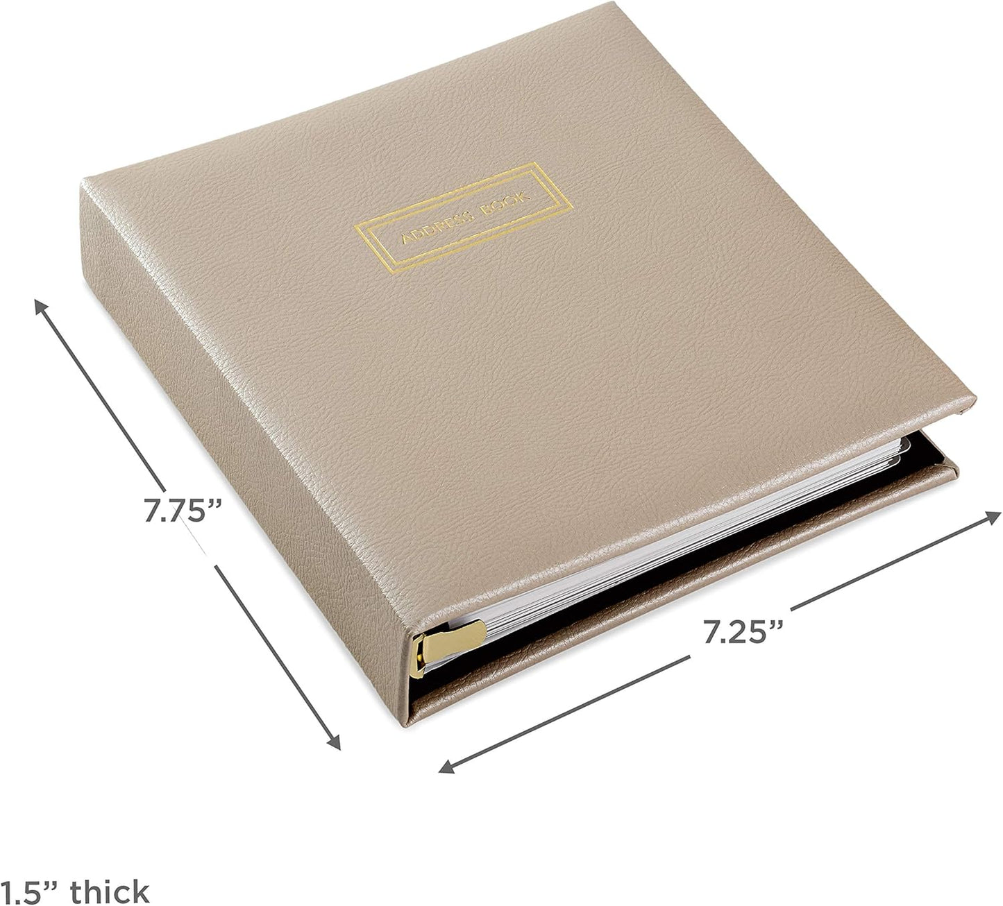 Hallmark Refillable Address Book (Cream)