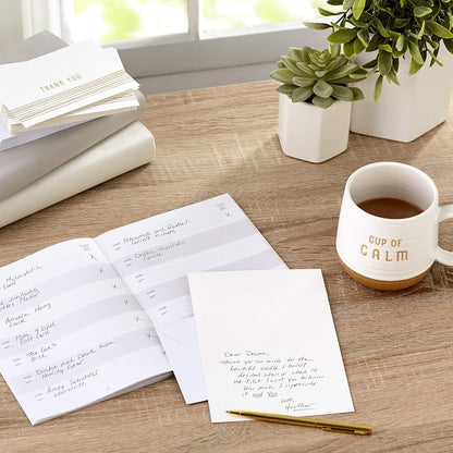 Hallmark Thank You Cards Kit, 40 Notes and What to Write in a Thank You Book (Stationery Set for Weddings, Baby Showers, Holidays, Birthdays)