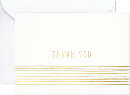 Hallmark Thank You Cards Kit, 40 Notes and What to Write in a Thank You Book (Stationery Set for Weddings, Baby Showers, Holidays, Birthdays)