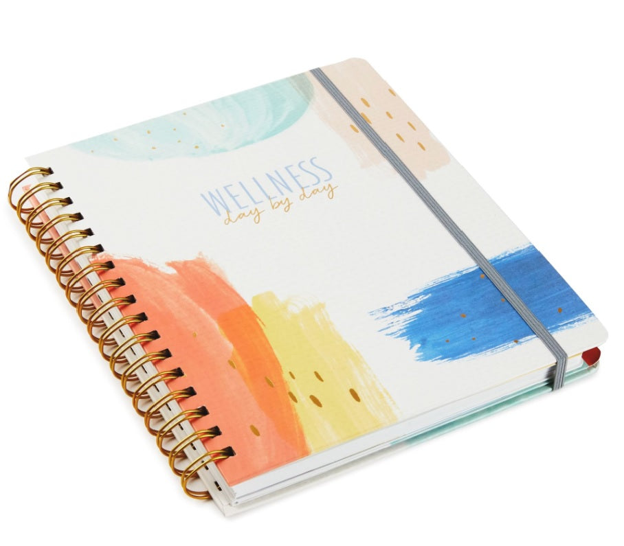 Hallmark Fitness and Wellness Journal (Spiral Bound, Day by Day, 196 Lined Pages)