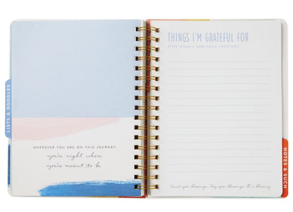 Hallmark Fitness and Wellness Journal (Spiral Bound, Day by Day, 196 Lined Pages)