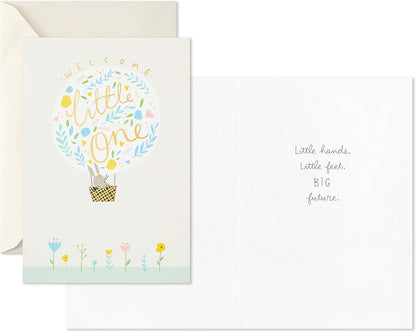 Hallmark Baby Shower Cards Assortment, 12 Cards with Envelopes (Rabbits, Animals, Baby Boys, Baby Girls)