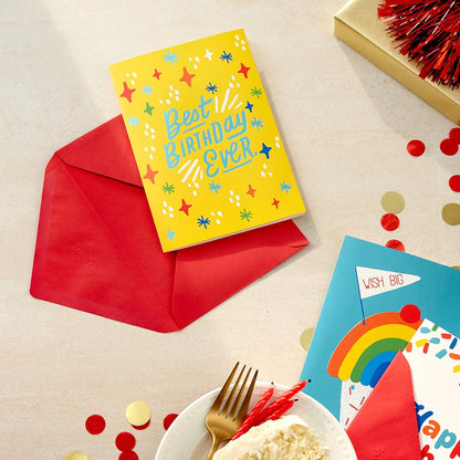 Hallmark Birthday Cards Assortment, 12 Cards with Envelopes (Rainbow)