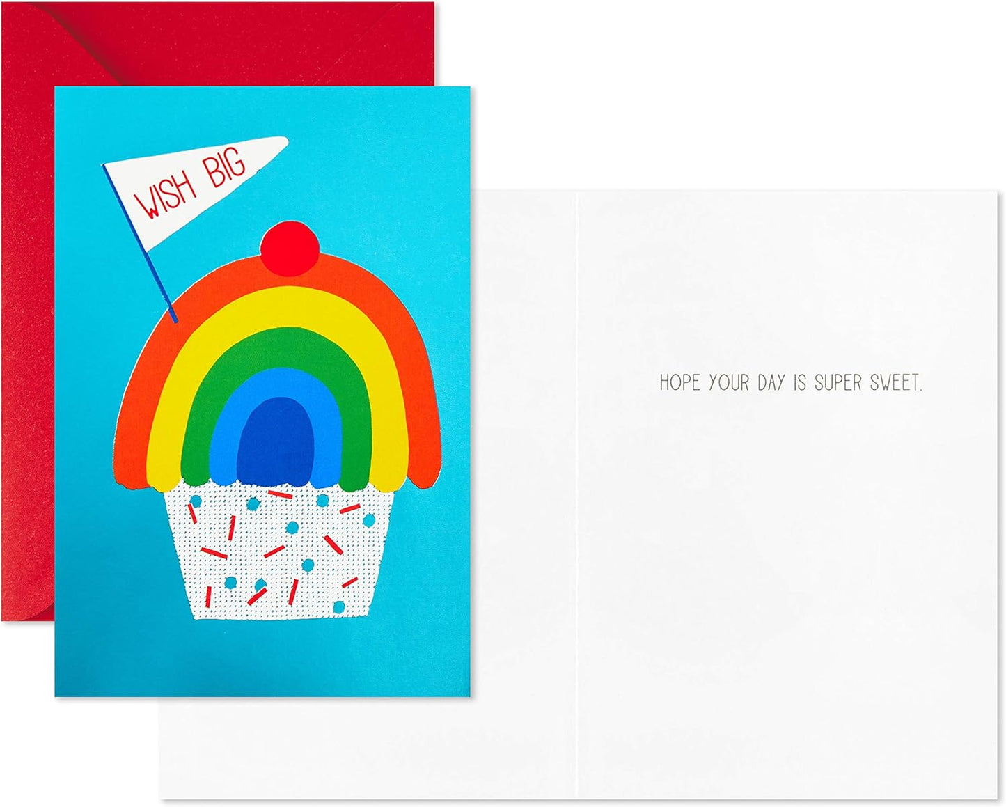 Hallmark Birthday Cards Assortment, 12 Cards with Envelopes (Rainbow)