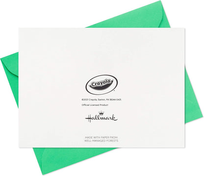 Hallmark All Occasion Crayola Greeting Cards Assortment (Pack of 20) Birthday, Thank You, Blank