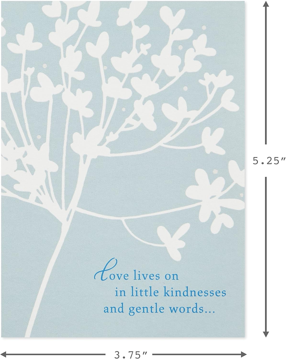 Hallmark Pack of 20 Thank You for Your Sympathy Cards, Cherry Blossom (Funeral Thank You Cards)