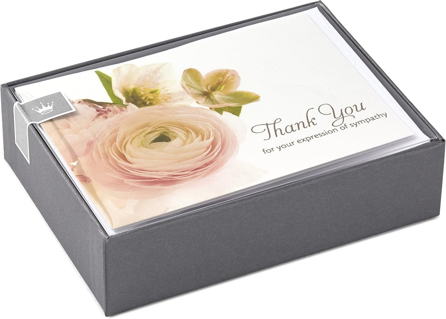 Hallmark Thank You for Your Sympathy Cards, Soft Bouquet (20 Note Cards with Envelopes)