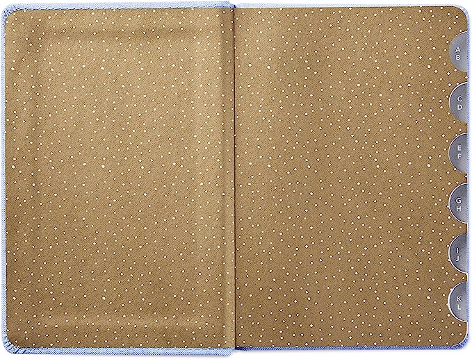 Hallmark Hardcover Address Book (Blue Chambray)