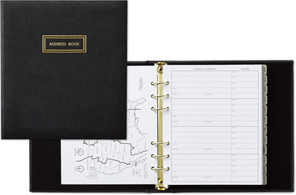 Hallmark Refillable Address Book (Charcoal)