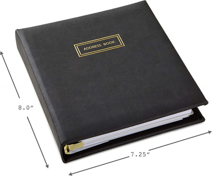 Hallmark Refillable Address Book (Charcoal)
