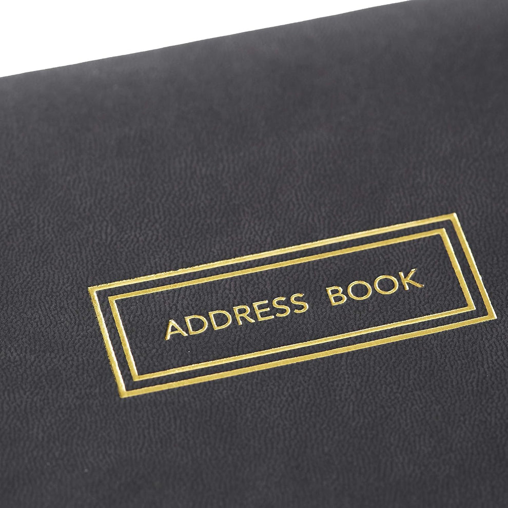 Charcoal Refillable Address Book | Hallmark Australia