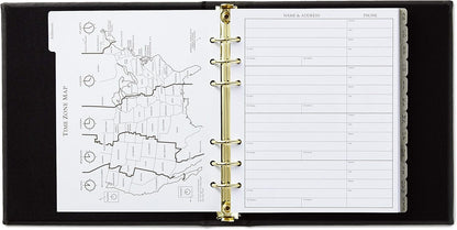 Hallmark Refillable Address Book (Charcoal)