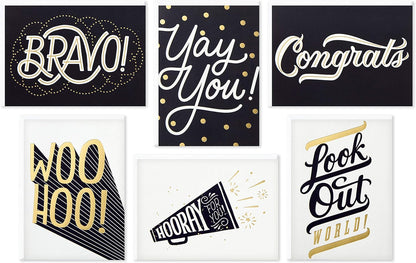 Hallmark Congratulations Card and Graduation Card Assortment (Boxed Set of 24 Cards with Envelopes)