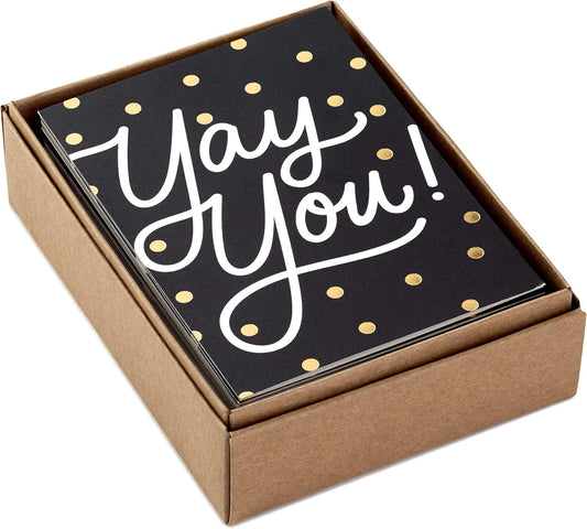 Hallmark Congratulations Card and Graduation Card Assortment (Boxed Set of 24 Cards with Envelopes)