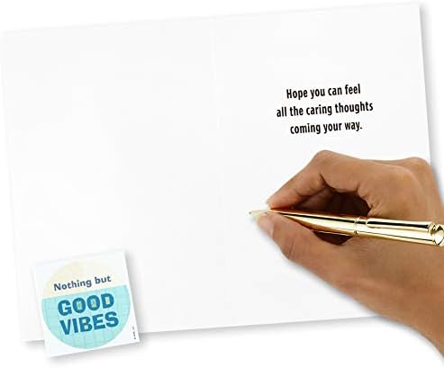 Hallmark Encouragement Cards Assortment for Cancer, Illness, Tough Times (12 Cards and Envelopes, 12 Stickers)