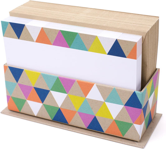 Hallmark Single-Panel Notecards (Triangle Trim, 50 Cards and Envelopes)