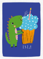 Birthday Dinosaur Roar Cupcake Custom