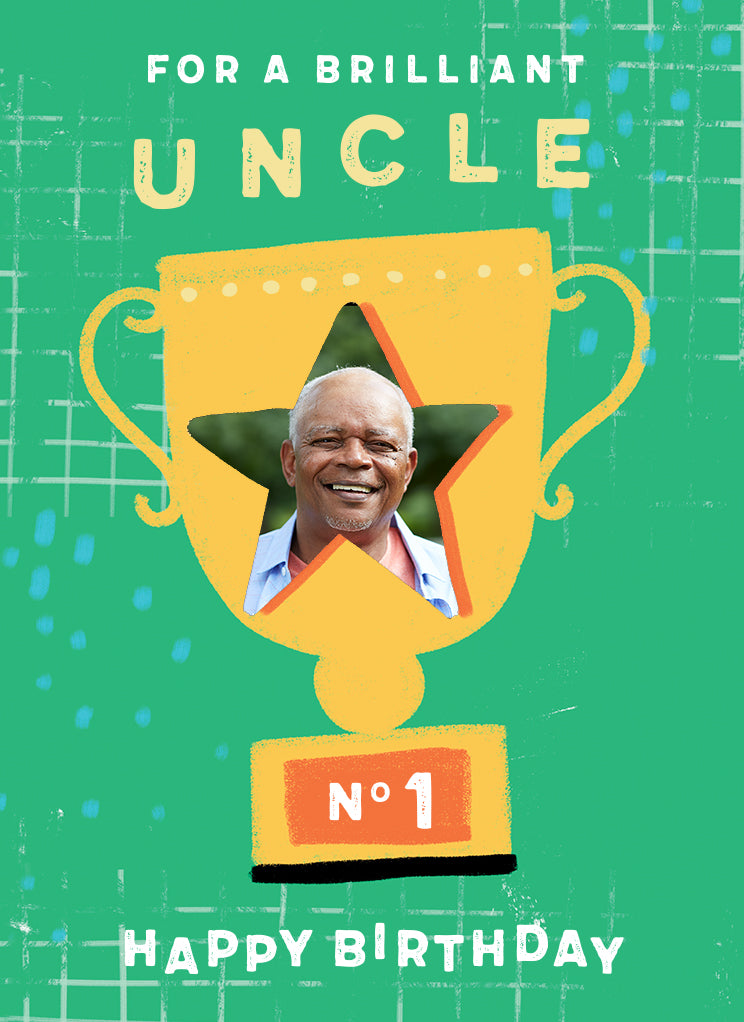 Classic Birthday Uncle Trophy The Best