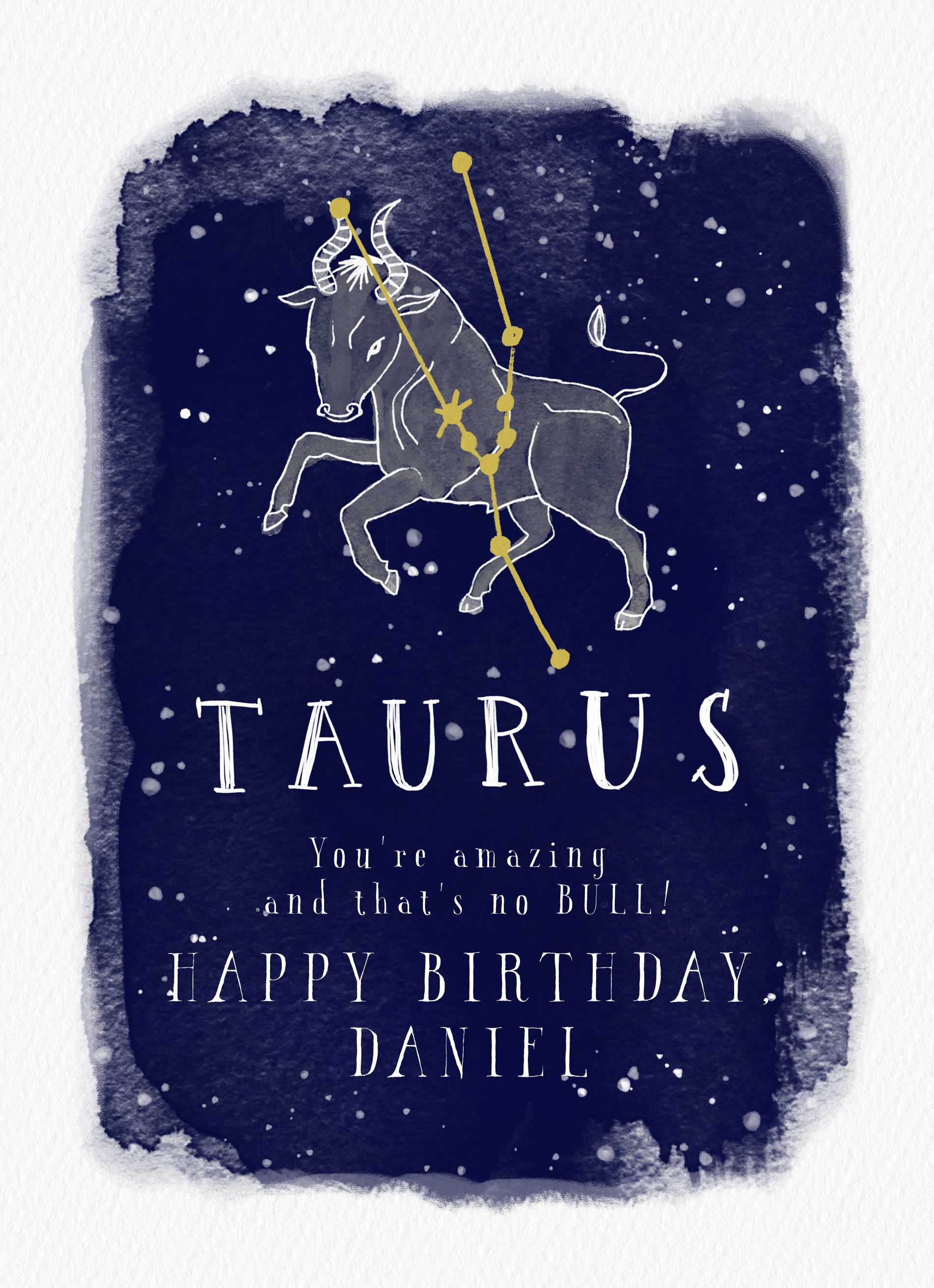 Contemporary Zodiac Symbol Taurus