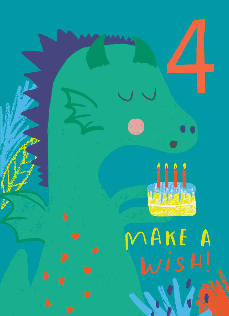  Sea Monster Make A Wish Custom 4th Birthday