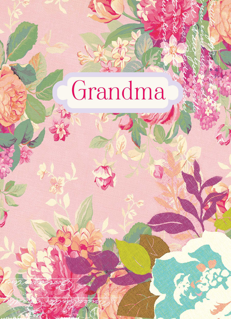 Traditional Grandma Birthday Editable Floral Pink