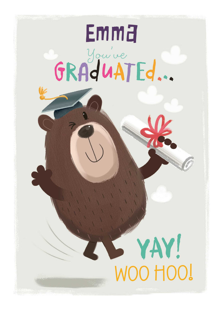 Cute Graduation Editable All About Gus
