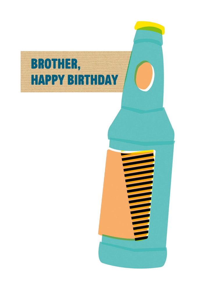Brother Editable Beer Bottle Contemporary