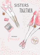 Sister Contemporary Together Illustration