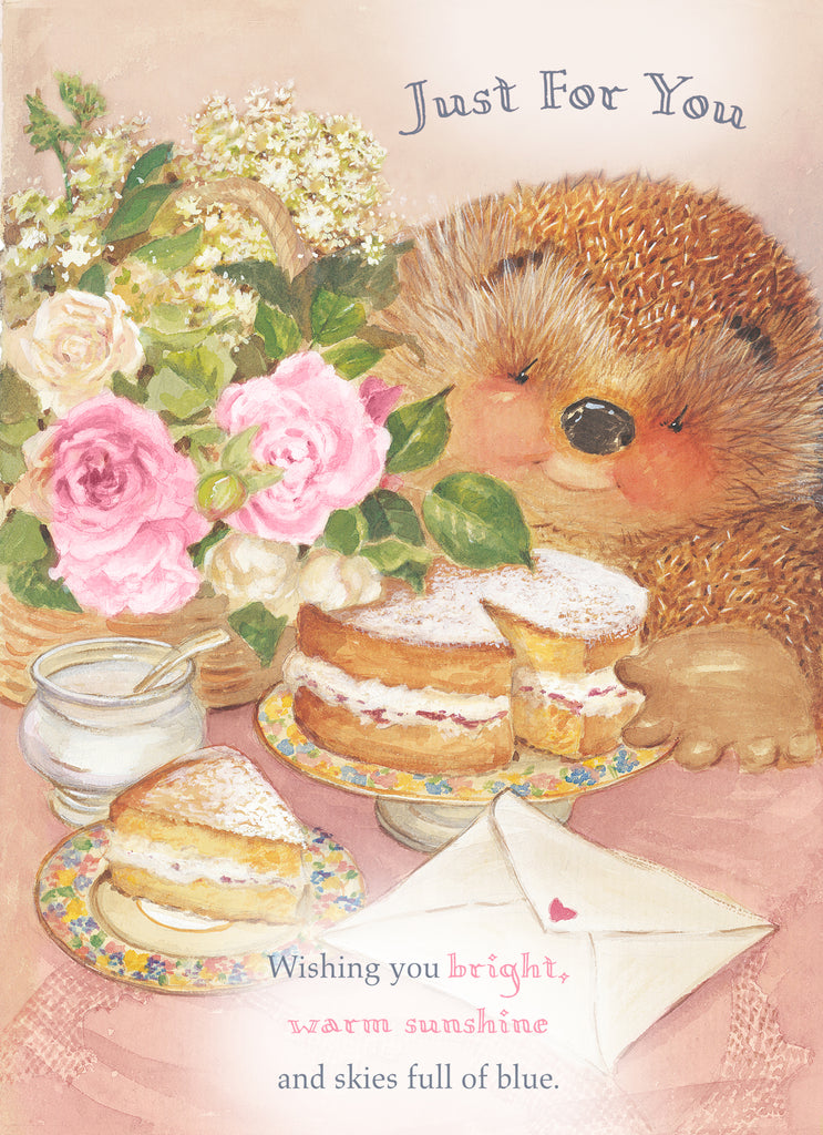 Cute Birthday Classic Country Companions Hedgehog