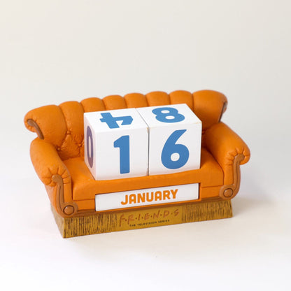 Friends (TV Show) Coffeehouse Couch Sculpted Perpetual Calendar