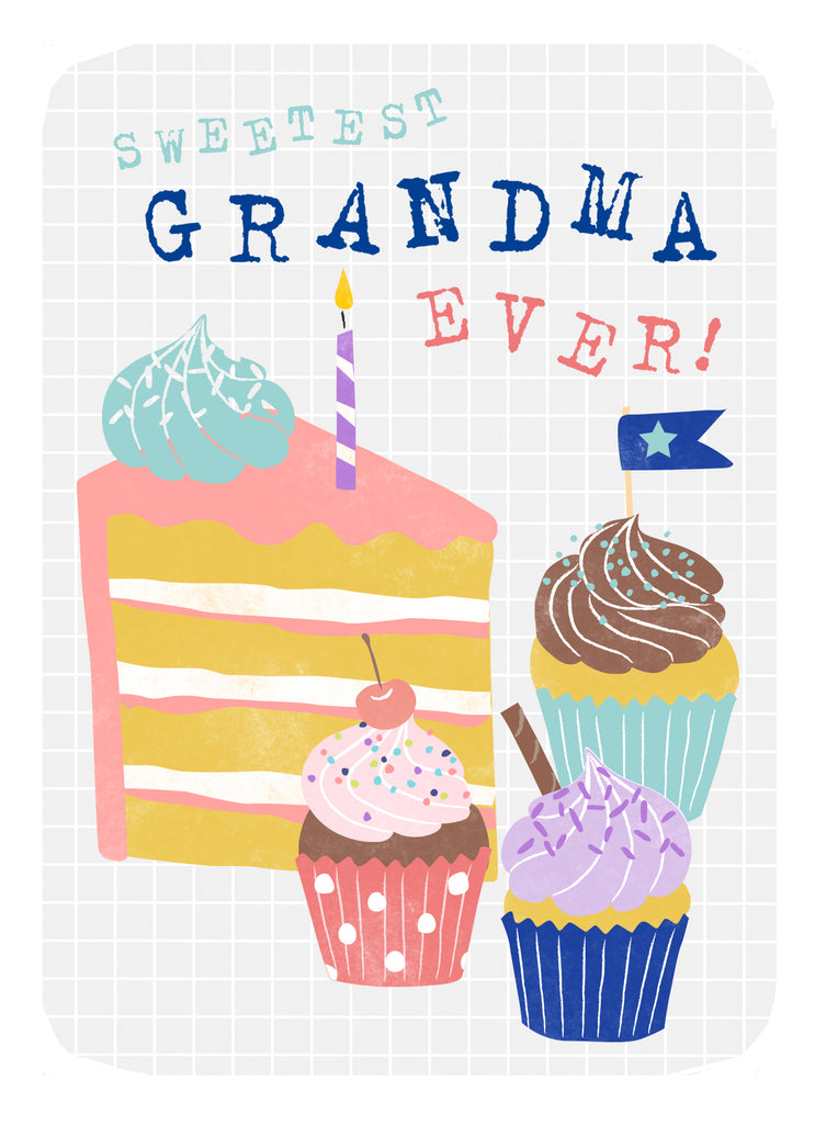 Contemporary Grandma Birthday Sweetest Ever