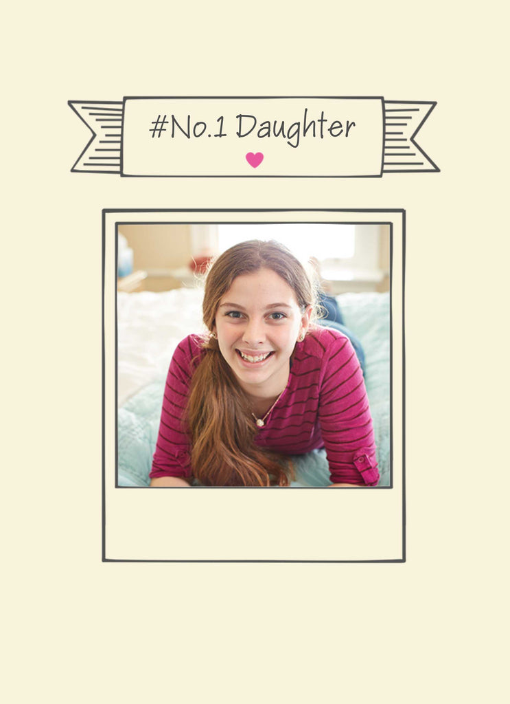 Daughter Square Photo Frame Editable