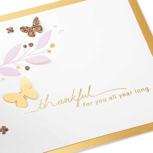 Hallmark Signature Paper Wonder Pop Up Card, Thankful for You (Thinking of You Card, Birthday Card)