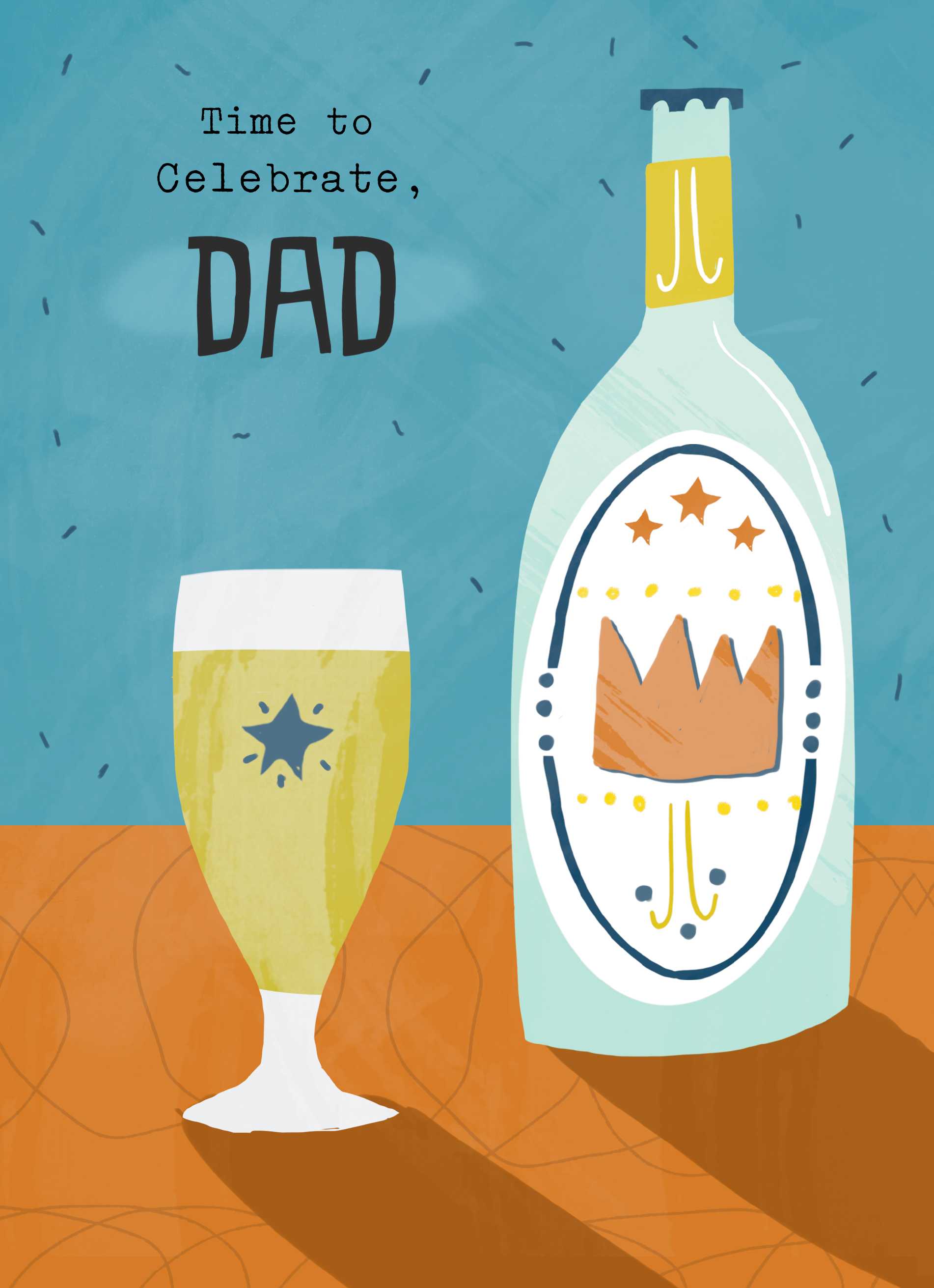 Dad Classic Bottle Wine Celebrate