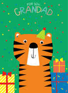 Grandad Cute Tiger Birthday