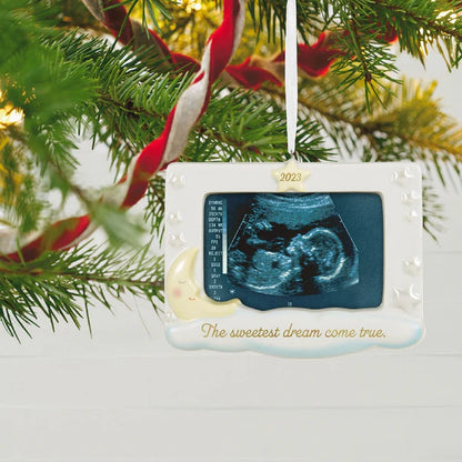 Sweetest Dream Come True Photo Frame (Porcelain) — Hallmark Keepsake Christmas Ornament