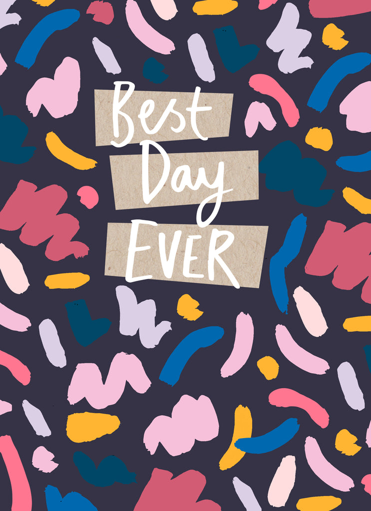 Contemporary Wedding Graphic Best Day Ever