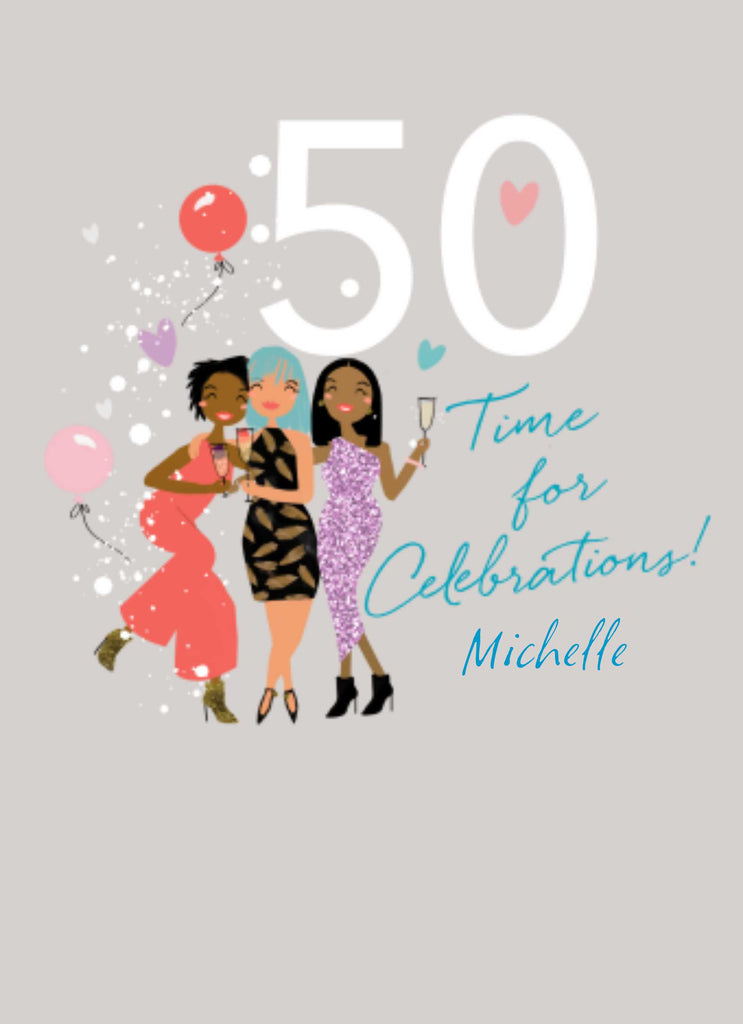 For Her 50th Celebration Time